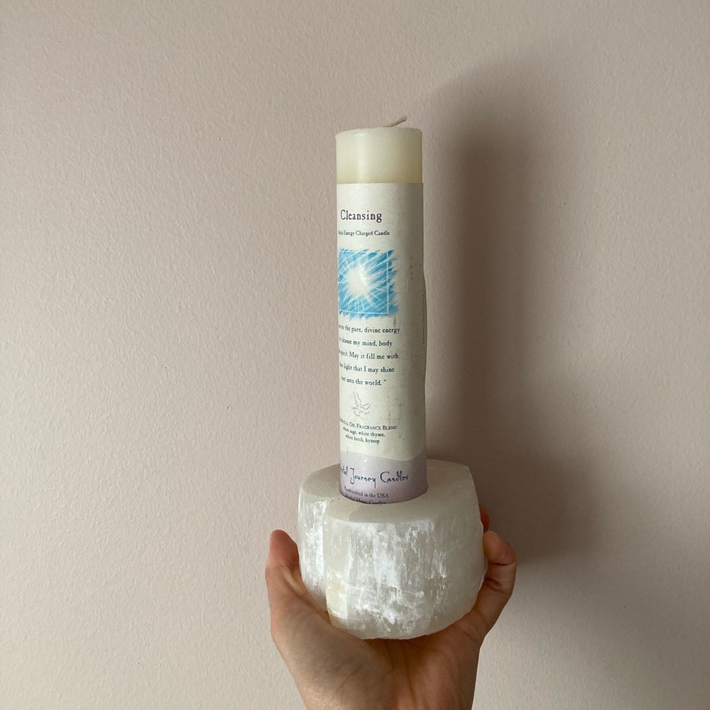 Cleansing candle